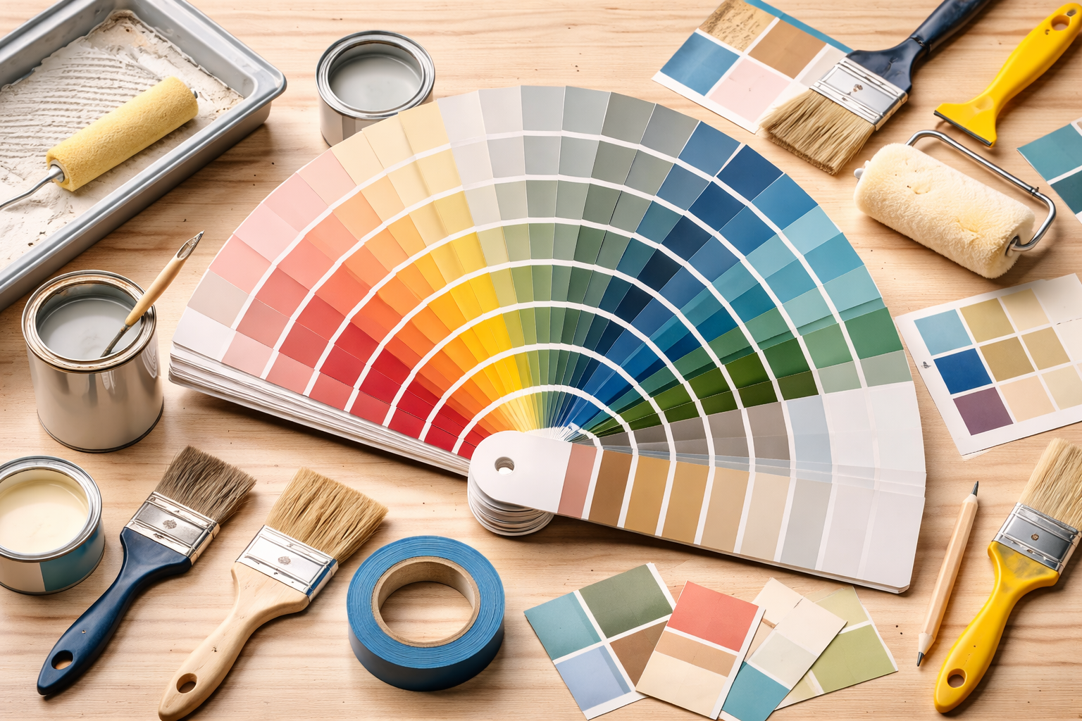 Paint swatch display